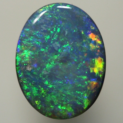 SOLID BLACK OPAL Sparkling bright oranges over greens SEE VIDEO